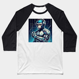 Futuristic 6 Baseball T-Shirt